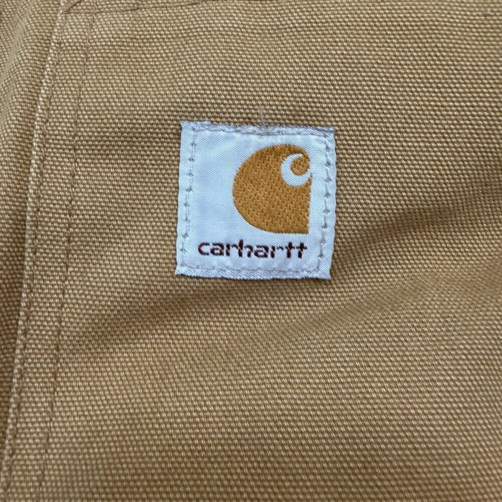 Carhartt J02 Brown Jacket Men's Tall 54 Heritage Utility Heavy Duty Workwear - Picture 11 of 13